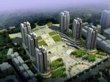 总建筑面积约16万方，中间配有近3万平米营盘山广场