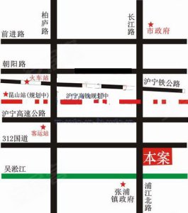 查看江南春堤位置图大图 江南春堤位置图