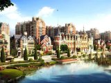 湛园海德公园一号属于英国维多利亚时期建筑风格的低密度社区。