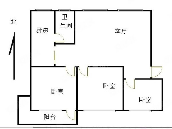 [满堂红链家] 石化大院 户型方正 南北通透 精装修