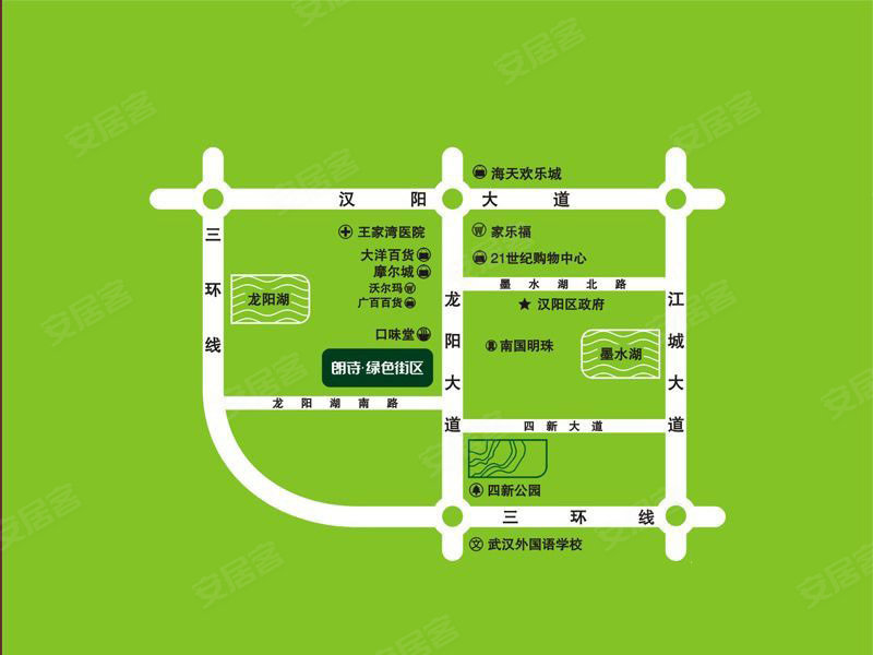 朗诗绿色街区_户型图_样板间图_规划图_外景图_相册 - 安居客