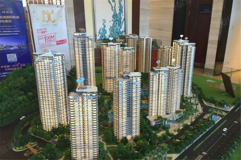 珠海华发峰景湾-沙盘图(23 珠海58安居客