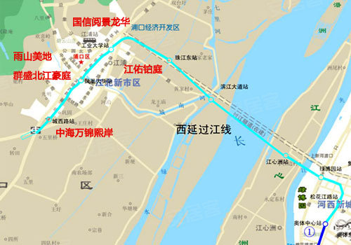 江浦到新街口只需40分钟 搜10号线受益盘     南京目前在建地铁包括:3