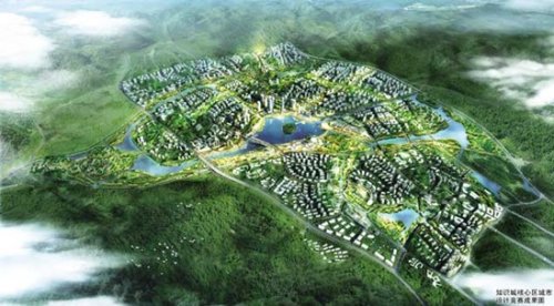 中新知识城大型综合体 合景天峻精装户型7字头